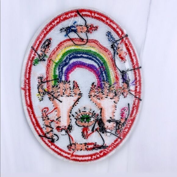 Warped Reality Embroidered Patch - Picture 3 of 3